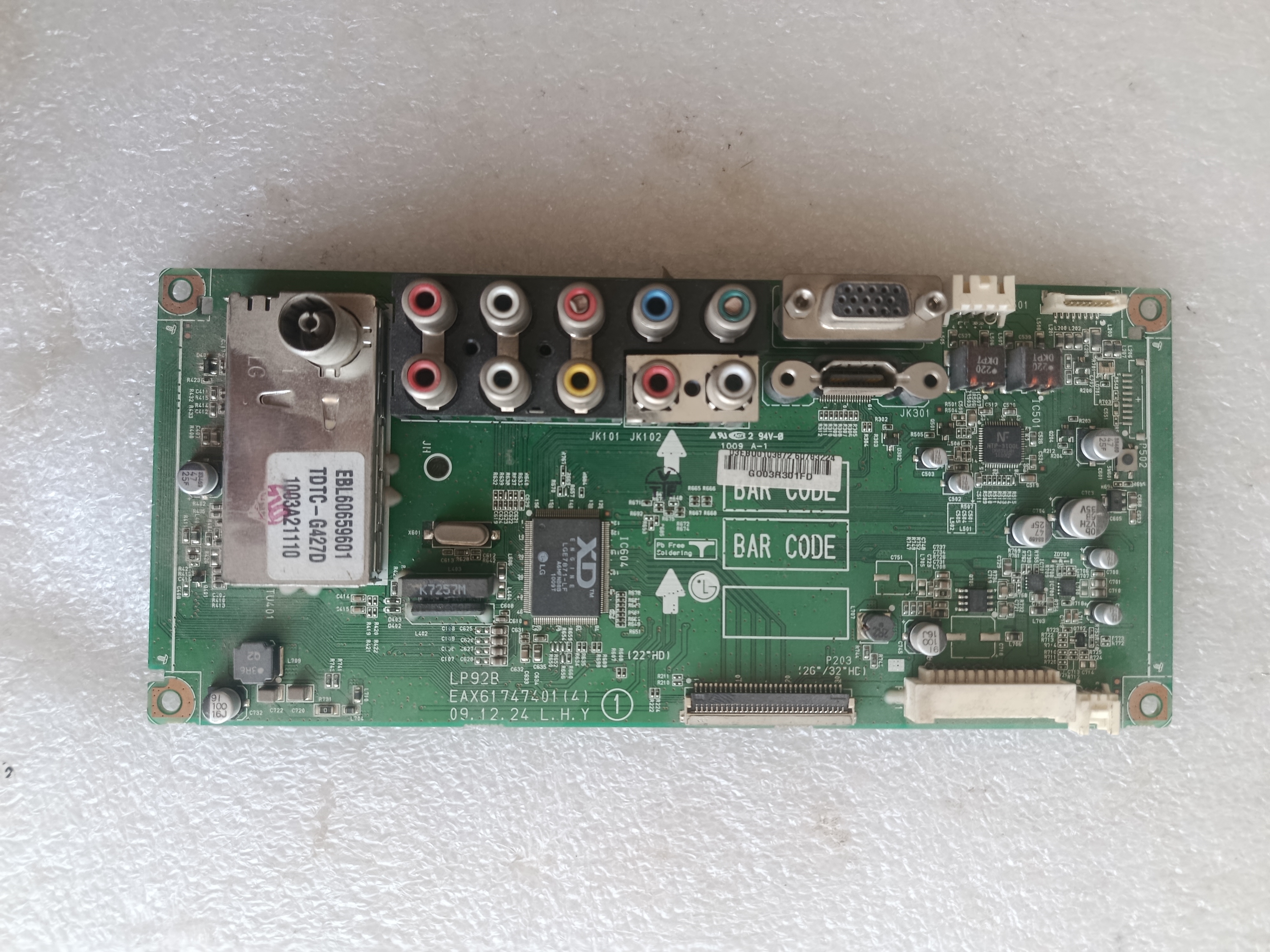 مین برد،ال جی،32lcd320, led