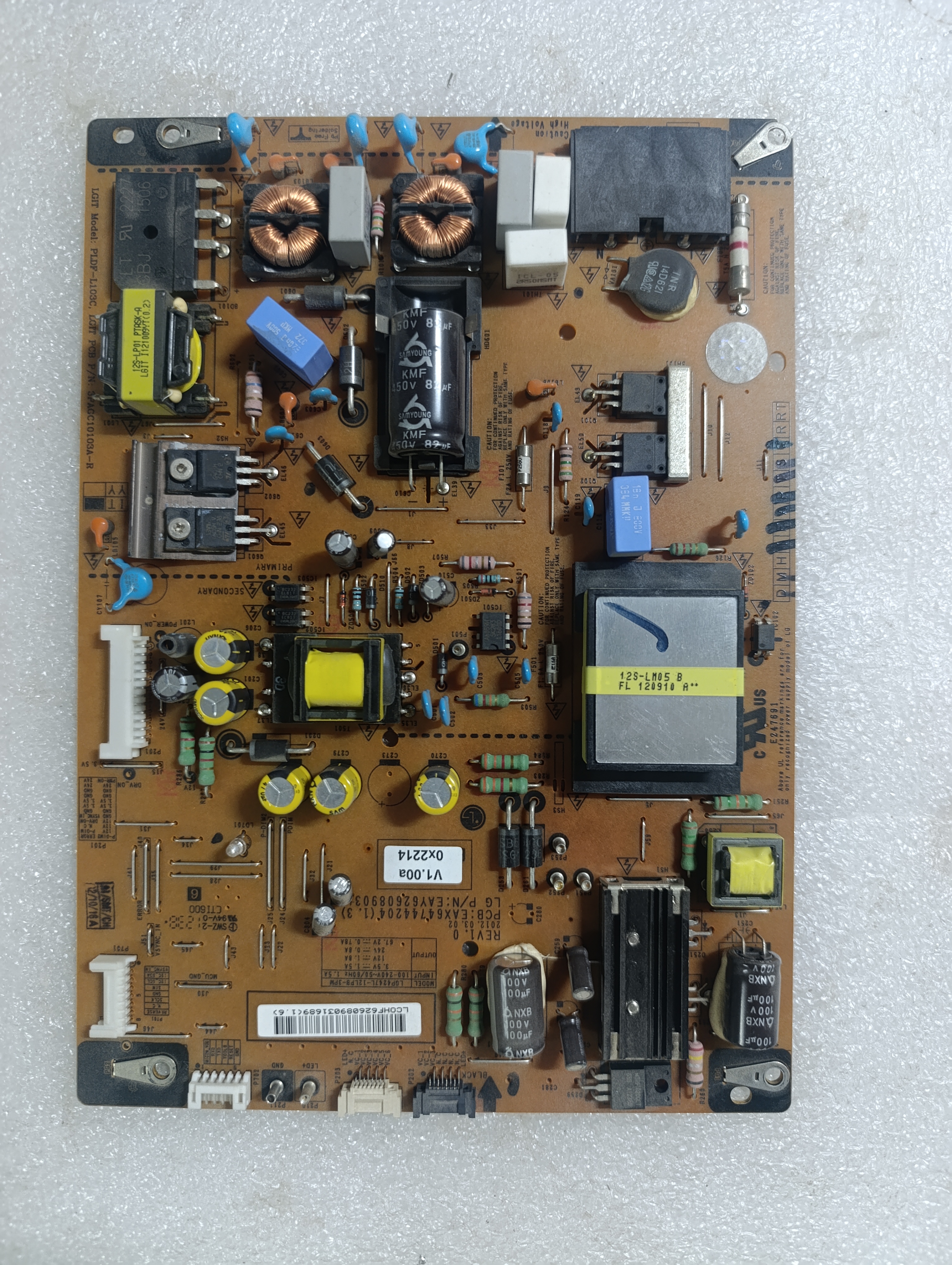 برد پاور،ال جی،42lm,led